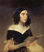 Karl Briullov Portrait of Anna Petrova oil